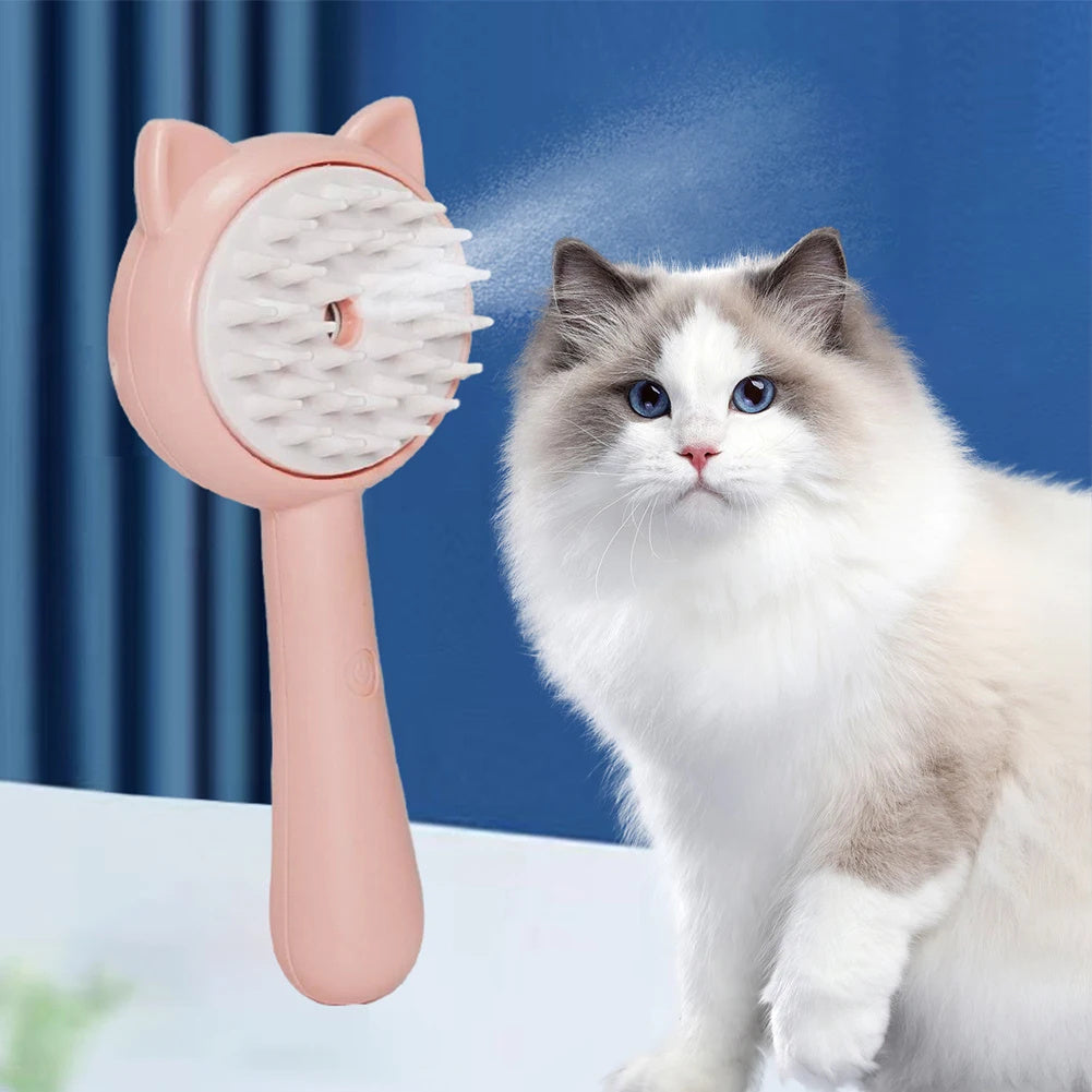 PawMist™ Rechargeable Pet Grooming Brush with Mist zggyny-x7