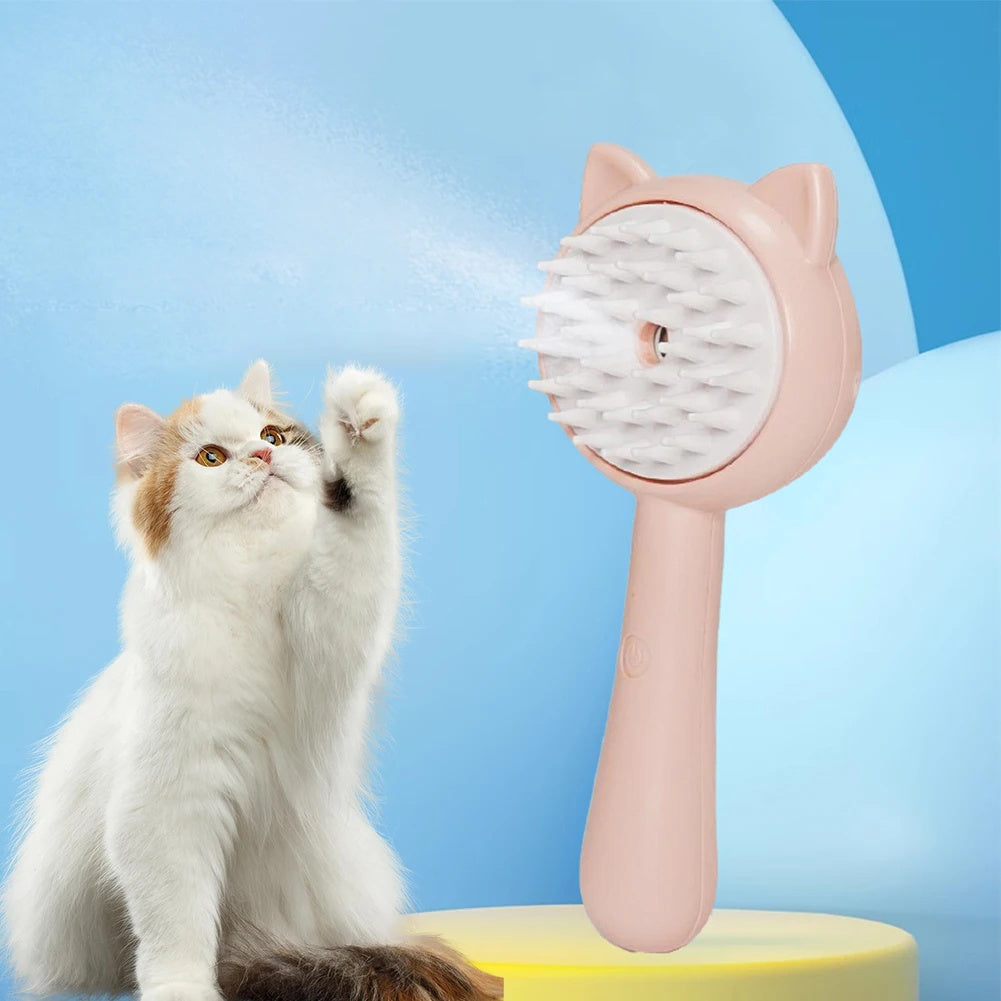 PawMist™ Rechargeable Pet Grooming Brush with Mist zggyny-x7