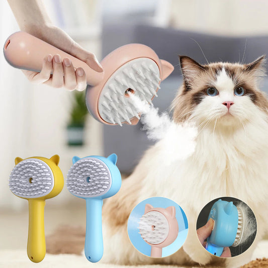PawMist™ Rechargeable Pet Grooming Brush with Mist zggyny-x7