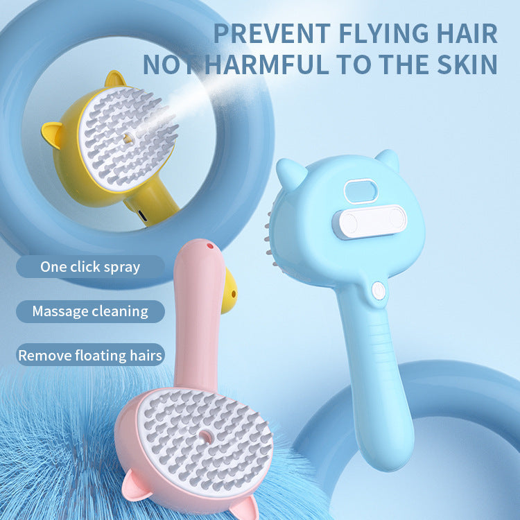 PawMist™ Rechargeable Pet Grooming Brush with Mist zggyny-x7
